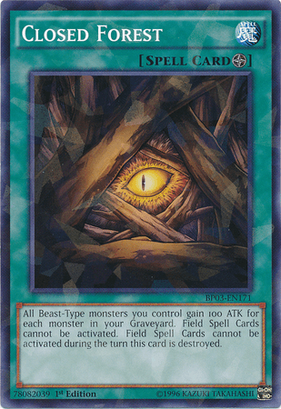 Closed Forest [BP03-EN171] Shatterfoil Rare - Doe's Cards