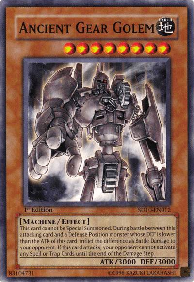 Ancient Gear Golem [SD10-EN012] Common - Doe's Cards