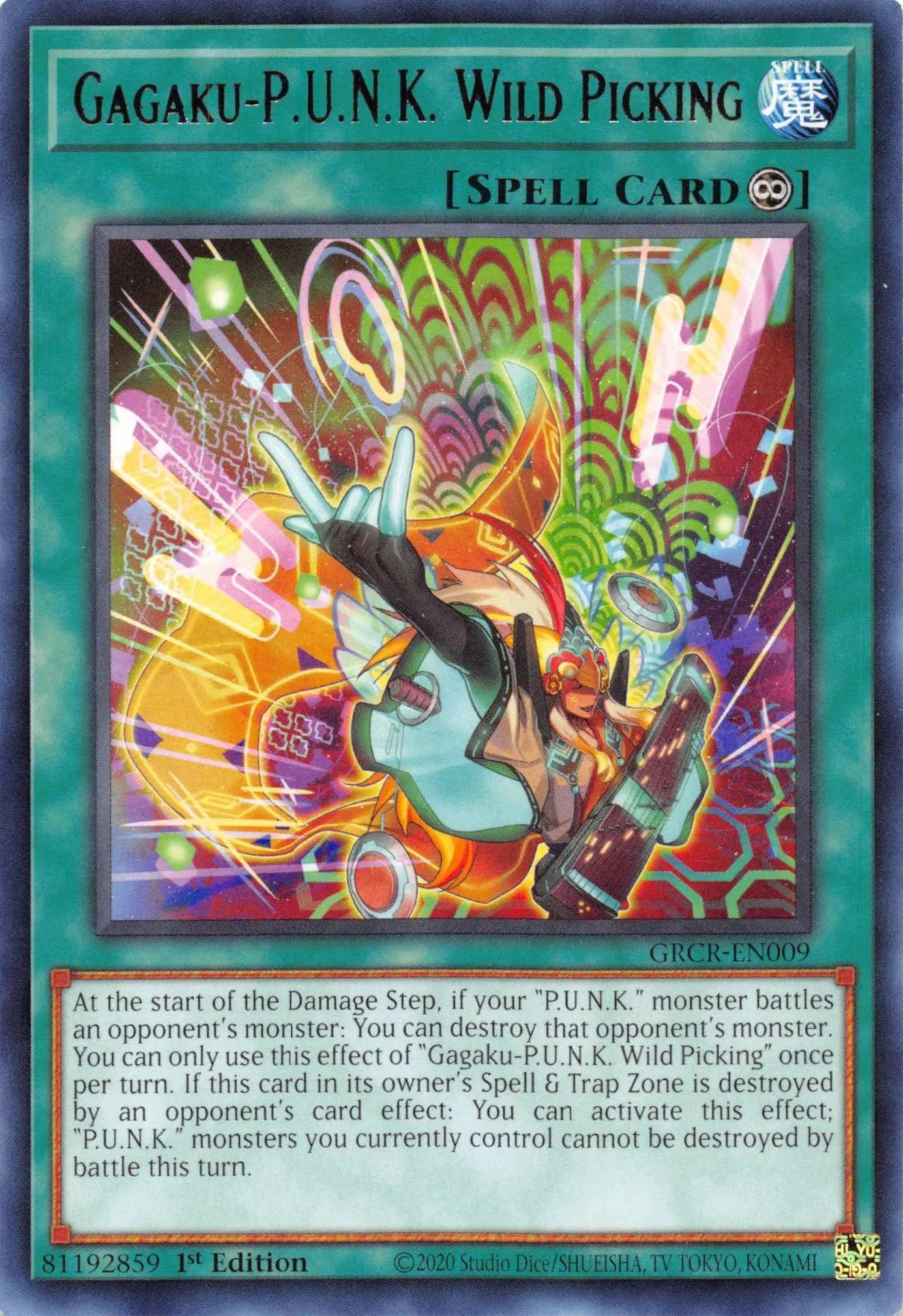 Gagaku-P.U.N.K. Wild Picking [GRCR-EN009] Rare - Doe's Cards