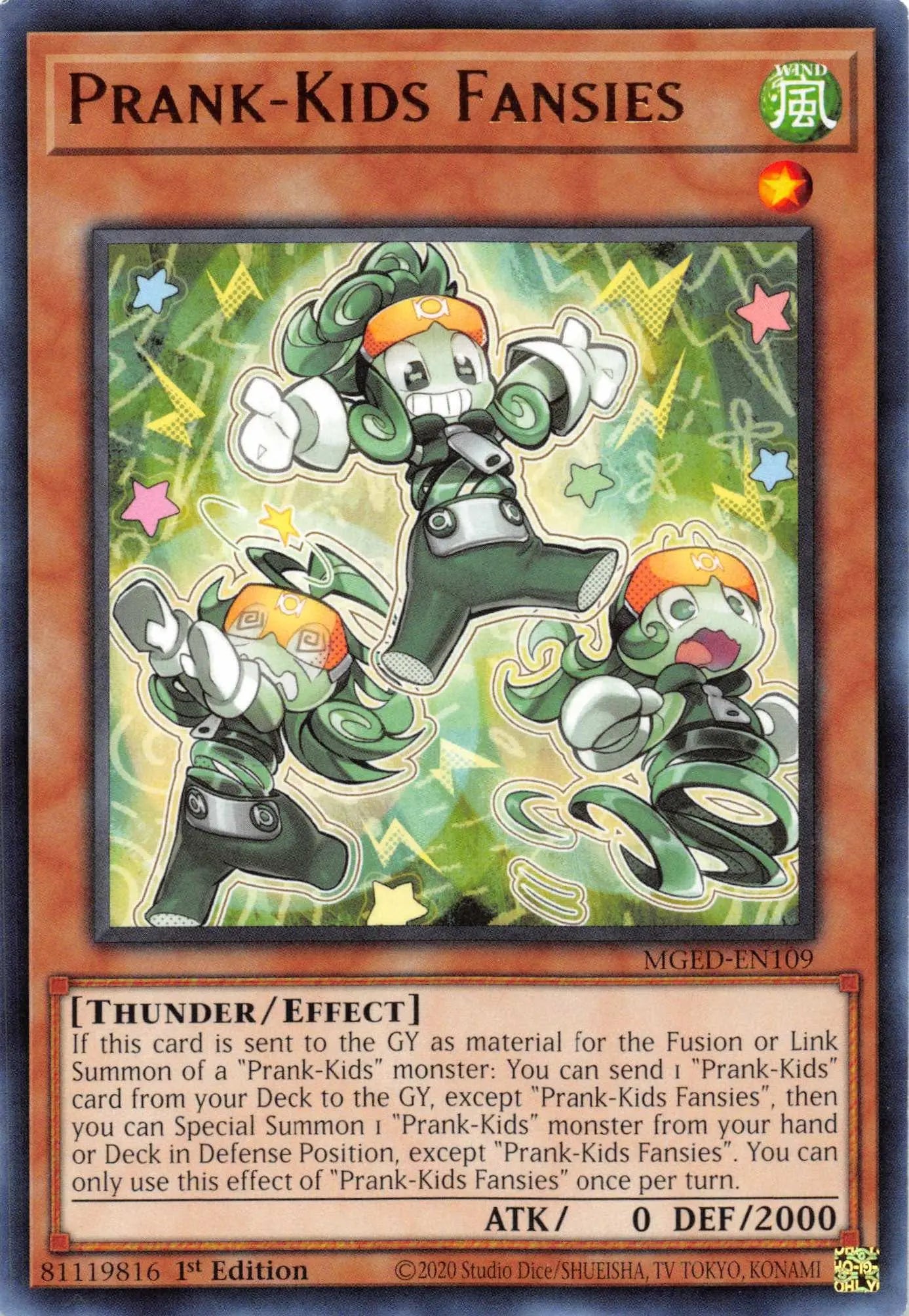 Prank-Kids Fansies [MGED-EN109] Rare - Doe's Cards