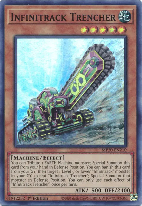 Infinitrack Trencher [MP20-EN210] Super Rare - Doe's Cards