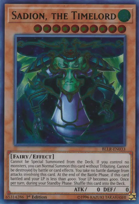 Sadion, the Timelord [BLLR-EN033] Ultra Rare - Doe's Cards