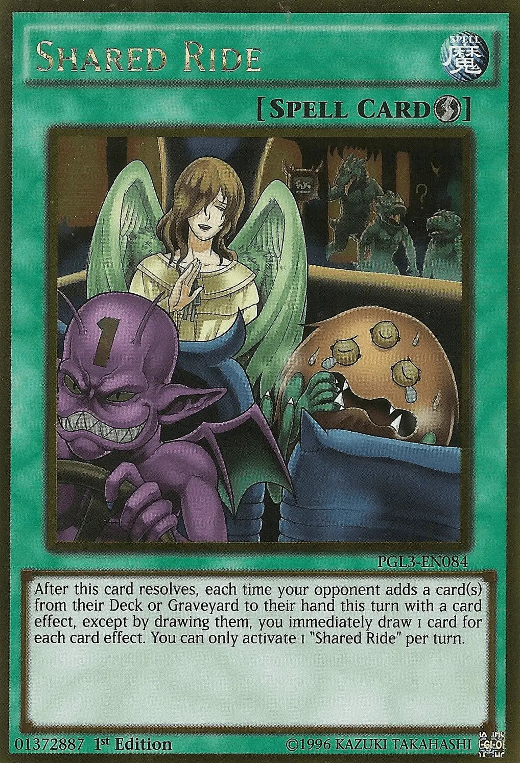 Shared Ride [PGL3-EN084] Gold Rare - Doe's Cards