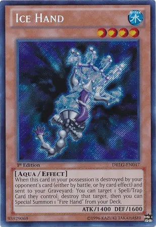 Ice Hand [DRLG-EN047] Secret Rare - Doe's Cards