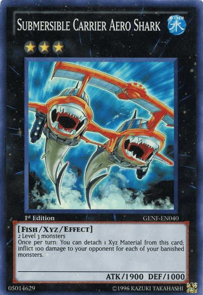 Submersible Carrier Aero Shark [GENF-EN040] Super Rare - Doe's Cards