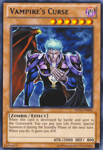 Vampire's Curse (Purple) [DL16-EN003] Rare - Doe's Cards