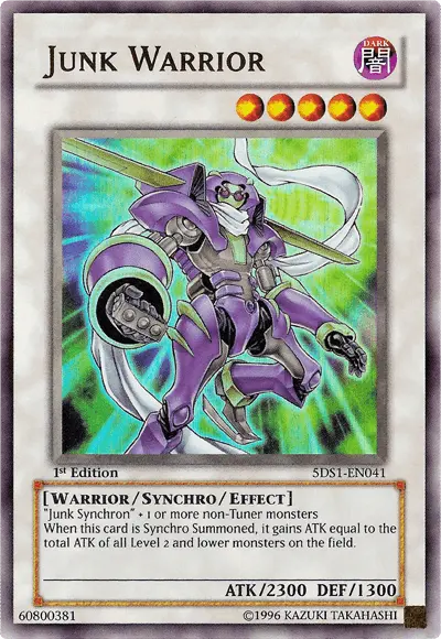 Junk Warrior [5DS1-EN041] Ultra Rare - Doe's Cards