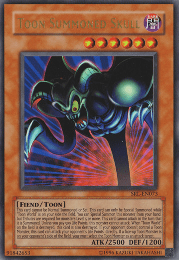 Toon Summoned Skull [SRL-073] Ultra Rare - Doe's Cards