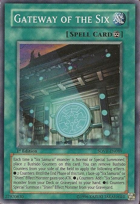 Gateway of the Six [SOVR-EN089] Super Rare - Doe's Cards