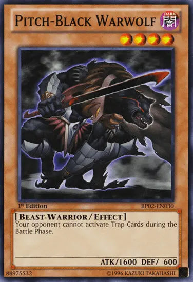 Pitch-Black Warwolf [BP02-EN030] Common - Doe's Cards