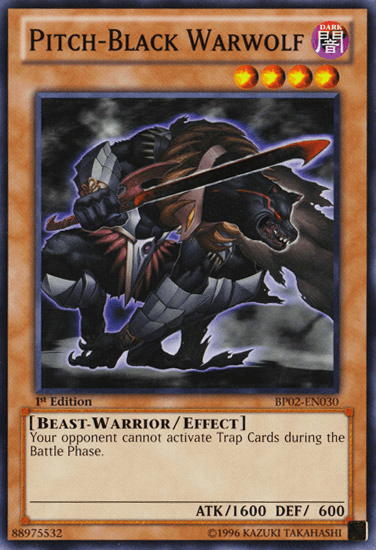 Pitch-Black Warwolf [BP02-EN030] Mosaic Rare - Doe's Cards