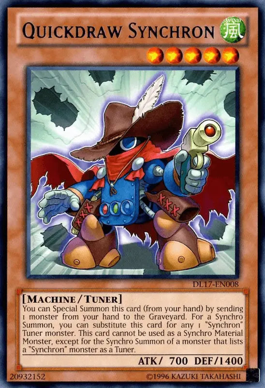 Quickdraw Synchron (Purple) [DL17-EN008] Rare - Doe's Cards