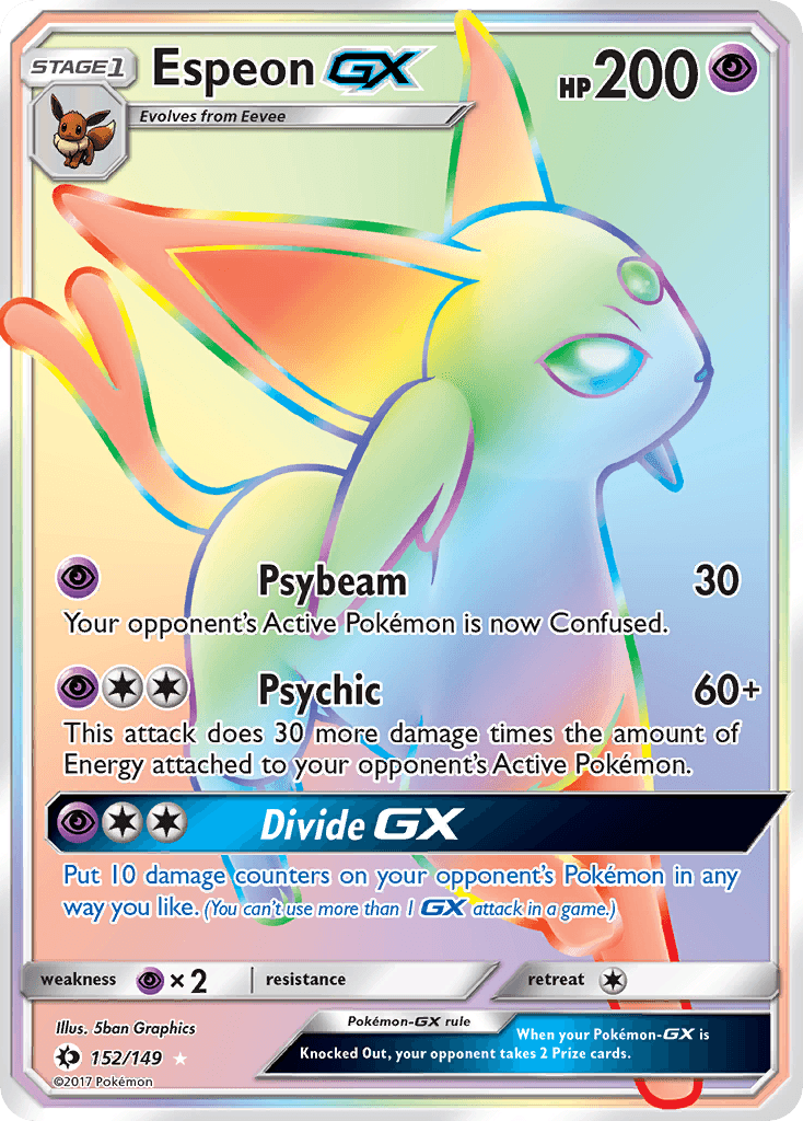 Espeon GX (152/149) [Sun & Moon: Base Set] - Doe's Cards