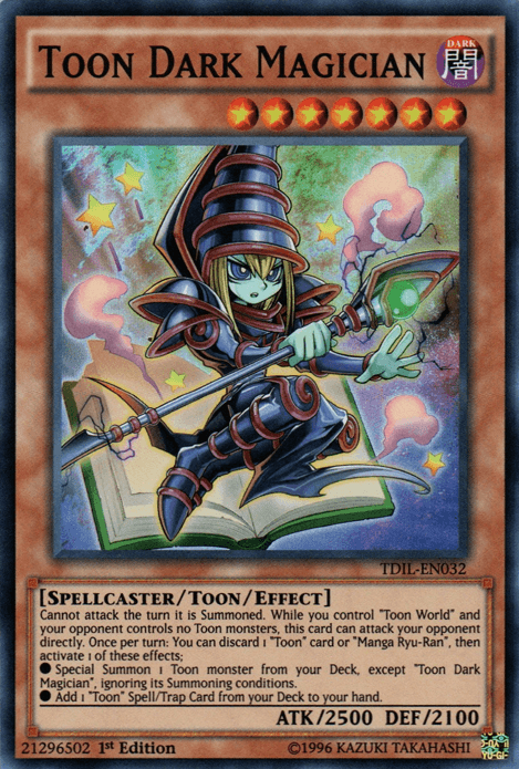 Toon Dark Magician [TDIL-EN032] Super Rare - Doe's Cards