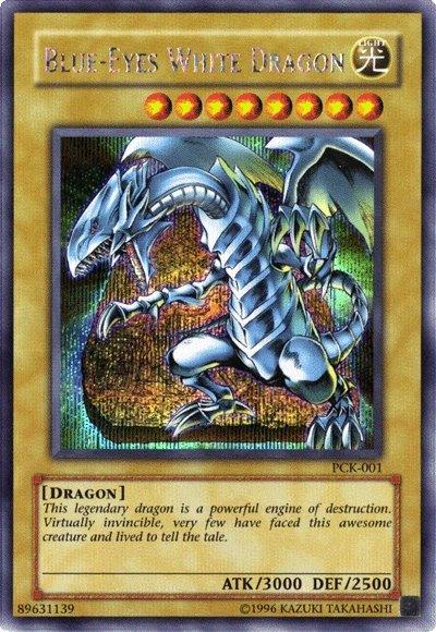 Blue-Eyes White Dragon (Power of Chaos: Kaiba the Revenge) [PCK-001] Secret Rare - Doe's Cards