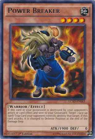 Power Breaker [LC5D-EN063] Rare - Doe's Cards