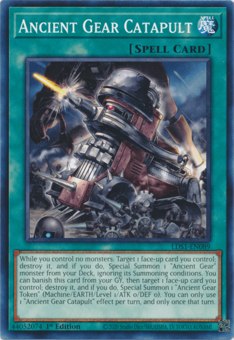 Ancient Gear Catapult [LDS1-EN089] Common - Doe's Cards