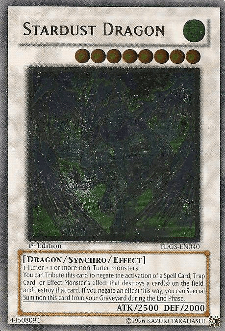 Stardust Dragon [TDGS-EN040] Ultimate Rare - Doe's Cards