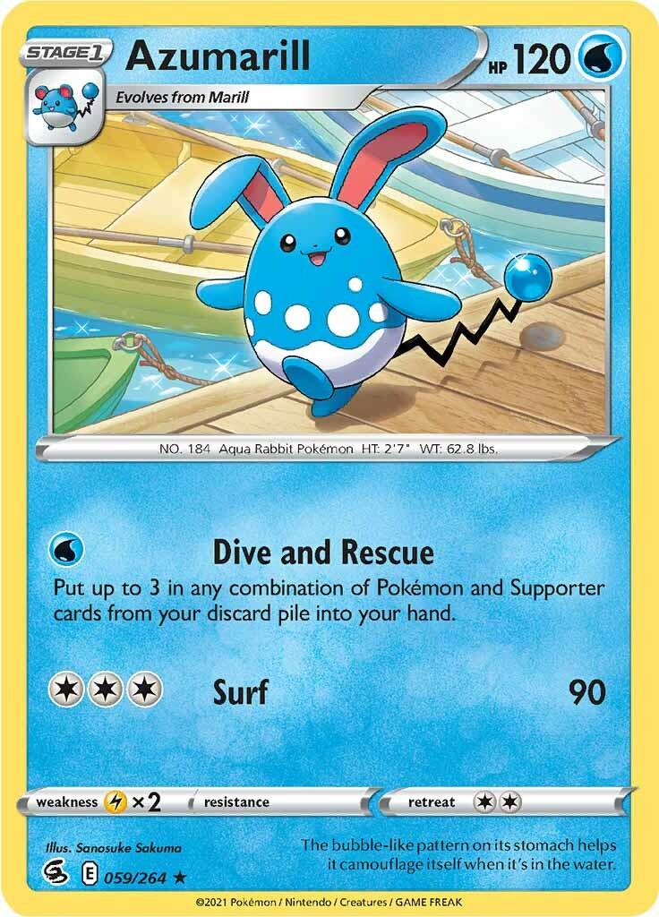 Azumarill (059/264) [Sword & Shield: Fusion Strike] - Doe's Cards