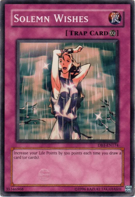 Solemn Wishes [DB1-EN174] Common - Doe's Cards