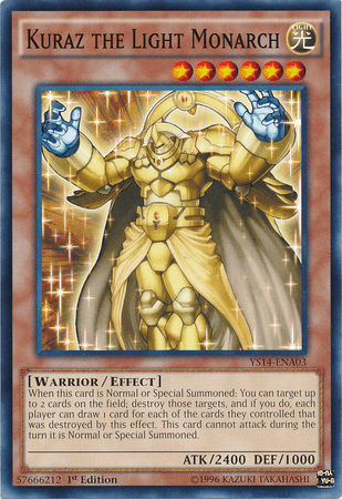 Kuraz the Light Monarch [YS14-ENA03] Common - Doe's Cards