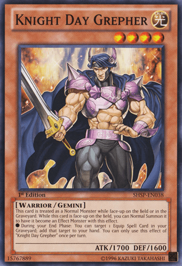 Knight Day Grepher [SHSP-EN038] Common - Doe's Cards