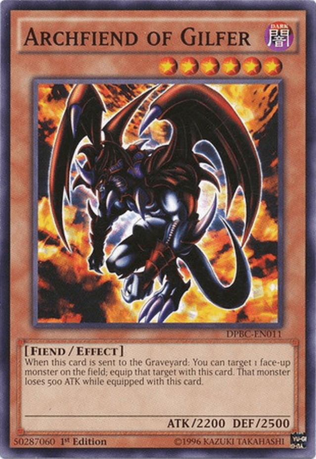 Archfiend of Gilfer [DPBC-EN011] Common - Doe's Cards