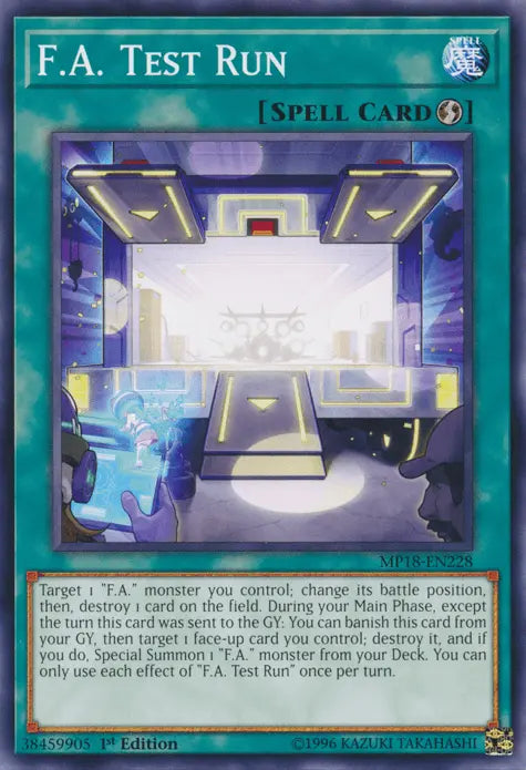 F.A. Test Run [MP18-EN228] Common - Doe's Cards