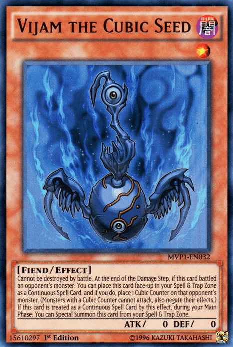 Vijam the Cubic Seed [MVP1-EN032] Ultra Rare - Doe's Cards