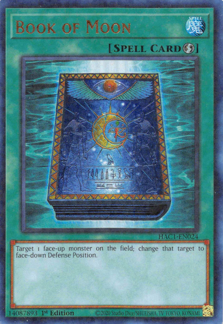 Book of Moon (Duel Terminal) [HAC1-EN024] Parallel Rare - Doe's Cards