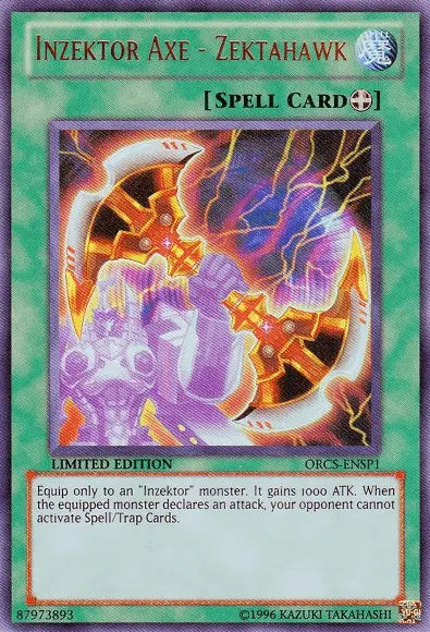 Inzektor Axe - Zektahawk [ORCS-ENSP1] Ultra Rare - Doe's Cards