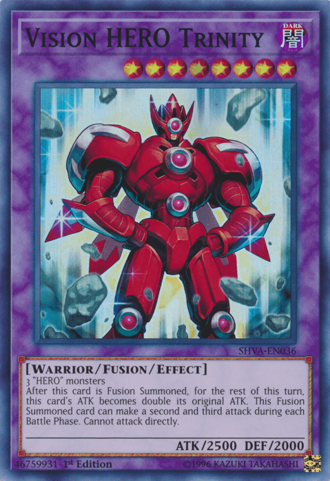 Vision HERO Trinity [SHVA-EN036] Super Rare - Doe's Cards