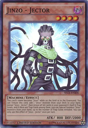 Jinzo - Jector [SECE-ENS06] Super Rare - Doe's Cards