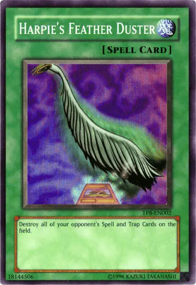 Harpie's Feather Duster [TP8-EN002] Super Rare - Doe's Cards