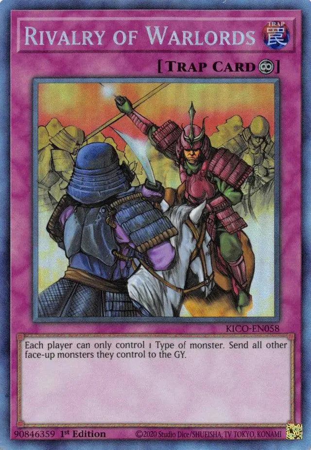 Rivalry of Warlords (Collector's Rare) [KICO-EN058] Collector's Rare - Doe's Cards