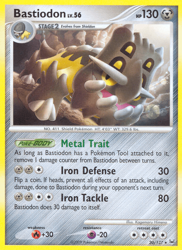 Bastiodon (20/127) [Platinum: Base Set] - Doe's Cards