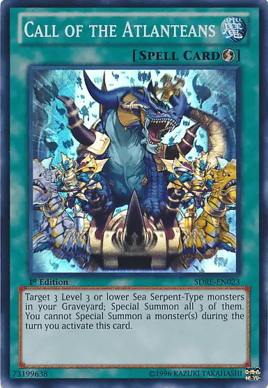 Call of the Atlanteans [SDRE-EN023] Super Rare - Doe's Cards