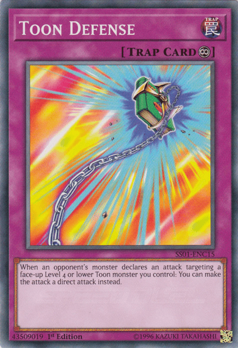 Toon Defense [SS01-ENC15] Common - Doe's Cards