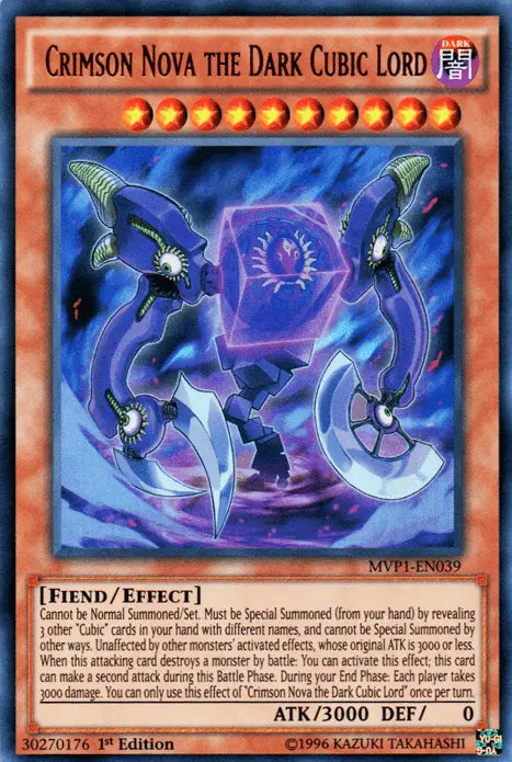 Crimson Nova the Dark Cubic Lord [MVP1-EN039] Ultra Rare - Doe's Cards