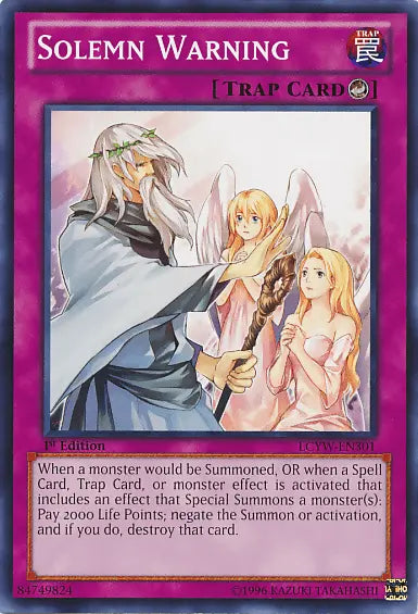 Solemn Warning [LCYW-EN301] Common - Doe's Cards