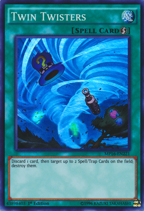 Twin Twisters [MP16-EN221] Super Rare - Doe's Cards