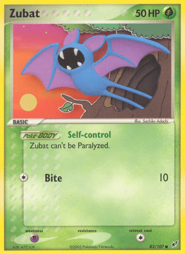 Zubat (83/107) [EX: Deoxys] - Doe's Cards