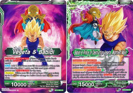 Vegeta & Babidi // Babidi & Prince of Destruction Vegeta, Mightiest Majin (BT11-062) [Vermilion Bloodline] - Doe's Cards