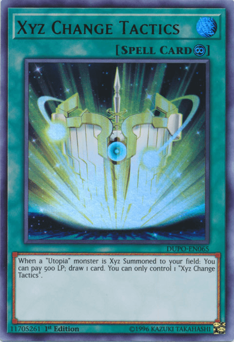 Xyz Change Tactics [DUPO-EN065] Ultra Rare - Doe's Cards