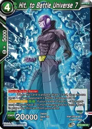 Hit, to Battle Universe 7 (BT16-062) [Realm of the Gods] - Doe's Cards