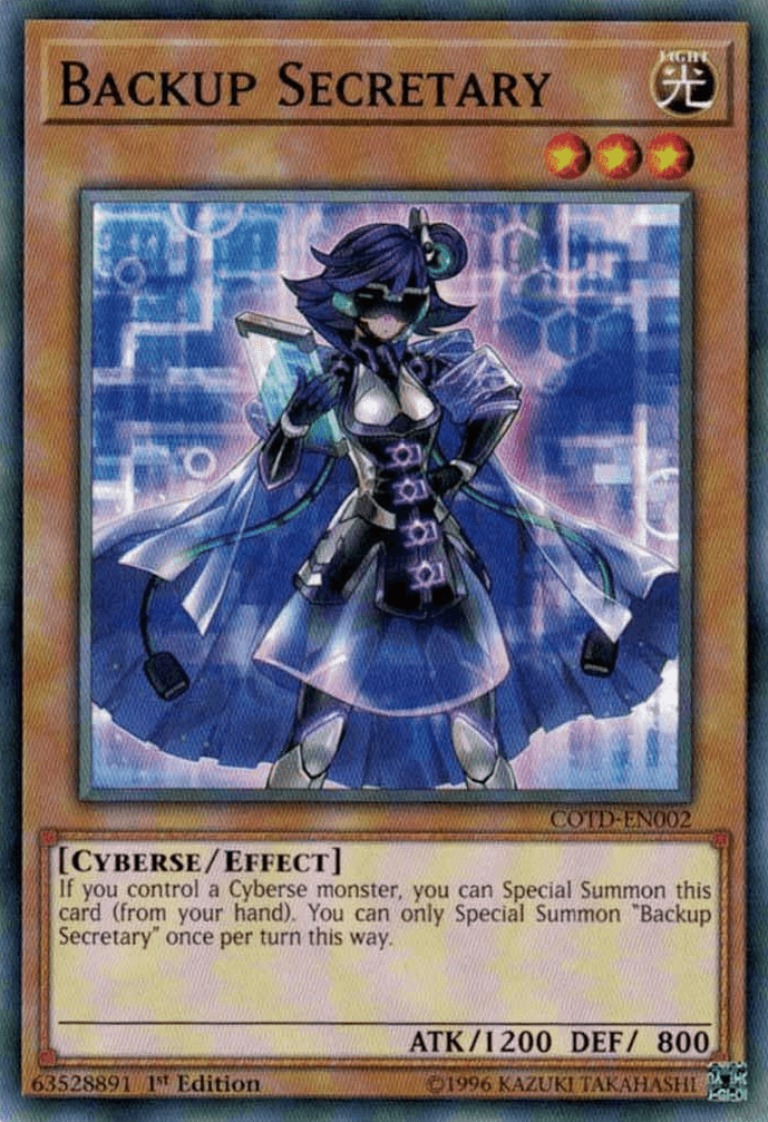 Backup Secretary [COTD-EN002] Common - Doe's Cards