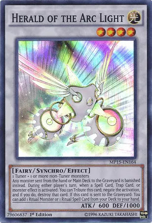 Herald of the Arc Light [MP15-EN164] Super Rare - Doe's Cards