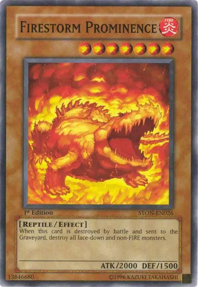 Firestorm Prominence [STON-EN026] Common - Doe's Cards