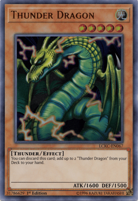 Thunder Dragon [LCKC-EN067] Ultra Rare - Doe's Cards