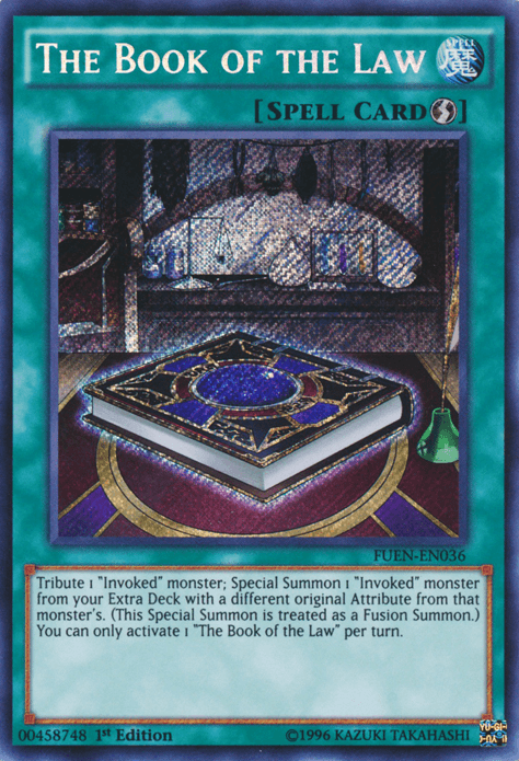 The Book of the Law [FUEN-EN036] Secret Rare - Doe's Cards